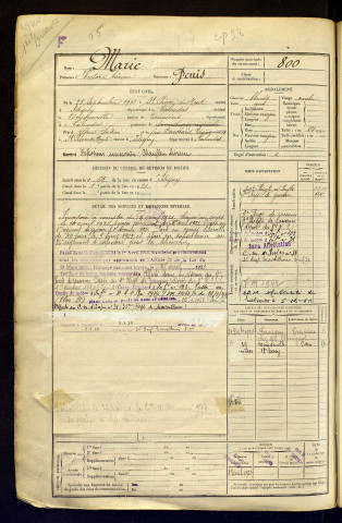 Marie dit Denis, Victor Adrien