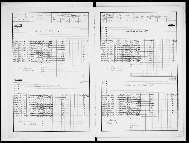 matrice cadastrale des propriétés bâties, 1911-1970, 5e vol. (cases 3031-3630)
