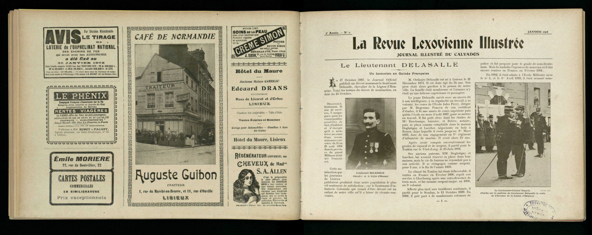 1908 : la Revue lexovienne illustrée.