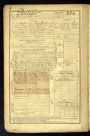 Portefer, Octave Ernest Nicolas