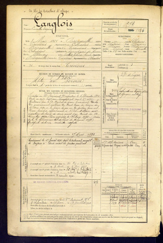 Langlois, Camille Eugène