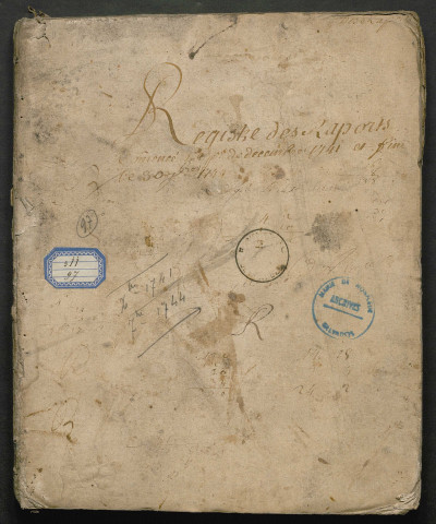 1er décembre 1741-30 septembre 1744