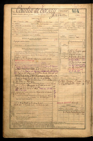 Courtin de Torsay, André Marie Jules