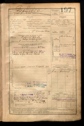 Debière, Gaston Louis Frédéric