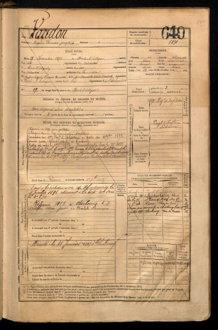 Vaudon, Eugène François Joseph