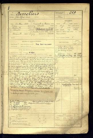 Dessoliers, Jules Alfred Louis