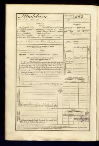 Madeleine, Emile Alexandre