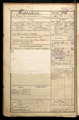 Mauduit, Georges Alexandre Isidore