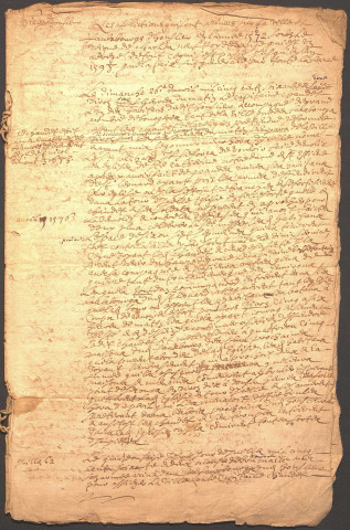 Manuscrits et actes divers