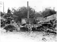 Tanks et blindés alliés abattus dans la région de Caen (Villers-Bocage) (photo 109)