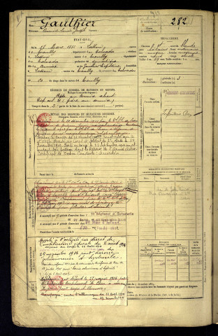 Gauthier, Armire Louis Joseph