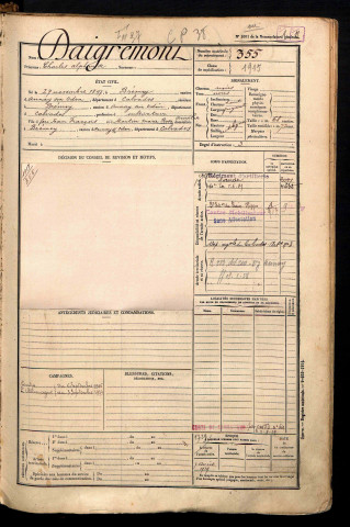 Daigremont, Charles Alphonse