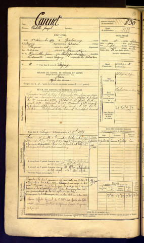 Canuet, Achille Joseph