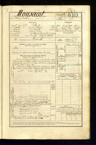 Monsaint, Oscar Emile