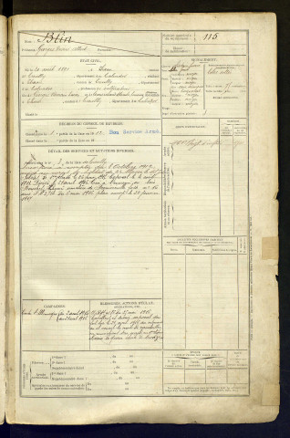 Blin, Georges Désiré Albert