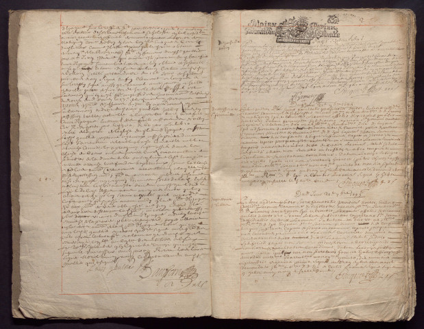 21 septembre 1695-6 avril 1697