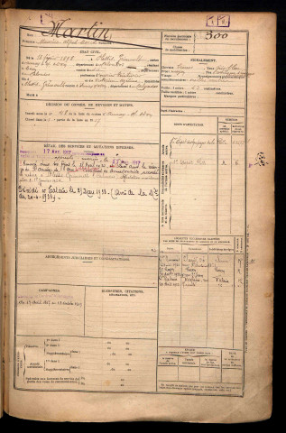 Martin, Maurice Alfred Marcel