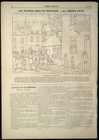 Journal amusant, journal illustré d'images, comique, critique, satirique (Le)