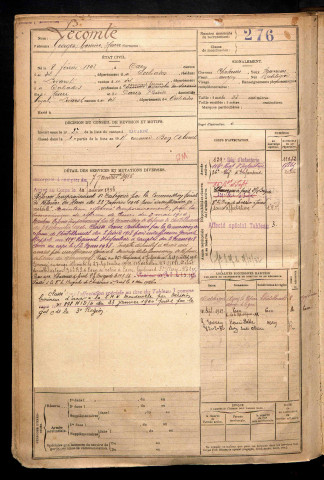 Lecomte, Georges Maurice Henri