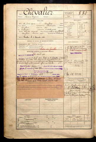 Chavalier, Marius Eugène