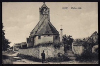 Lieury : Eglise (n°1 à 2) Château du Robillard (les Douves et façade style Louis XIV) (n°3 à 9)