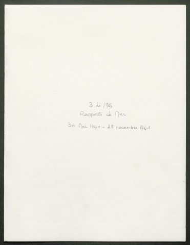 30 mai-28 novembre 1741