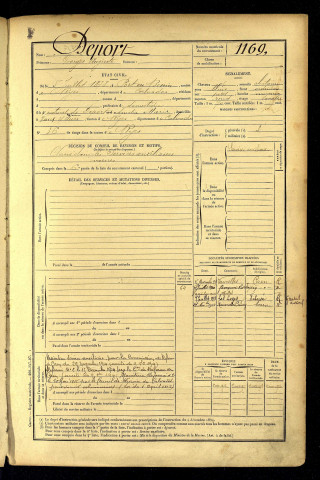 Deport, Georges Auguste