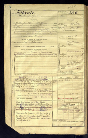 Mélanie, Emile Jules Eugène