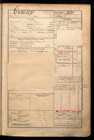 Touzey, Eugène Paul Louis