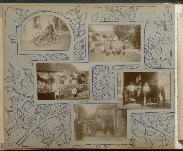 Mayenne et Sarthe : Fête de la Poôte (photos n°422 à 431) ; fête nautique, le Haut-Fourché et Moulin de la Forge Collet à St Léonard des Bois (photos n°510 à 515)