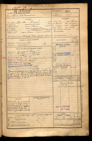 Maheut, Alfred Jules Edouard