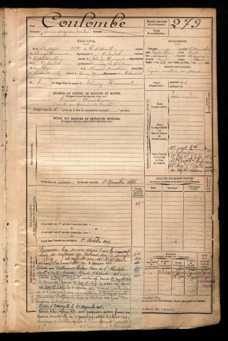 Coulombe, Louis Auguste Emile