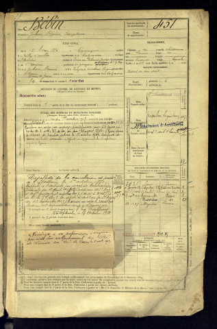 Bébin, Julien Désiré François