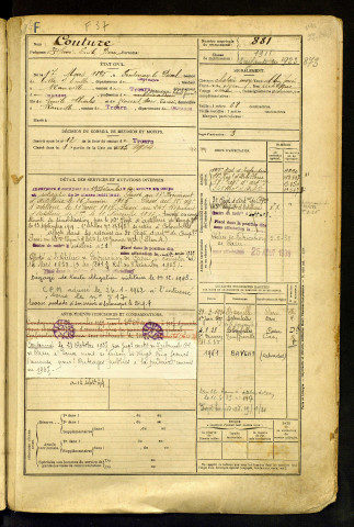 Couture, Henri Emile Pierre