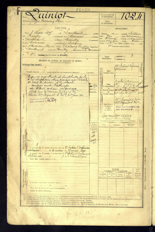 Quiniot, Georges Ferdinand Henri