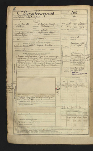 Desplanques, Léopold Octave Eugène