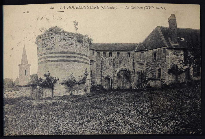 La Houblonnière : Château (n°1 - 5 ; 8 - 9) ; Route de Caen à Lisieux, le coupe-gorge (n°6 - 7)
