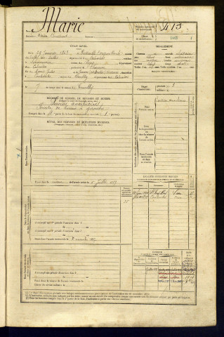 Marie, Adrien Constant