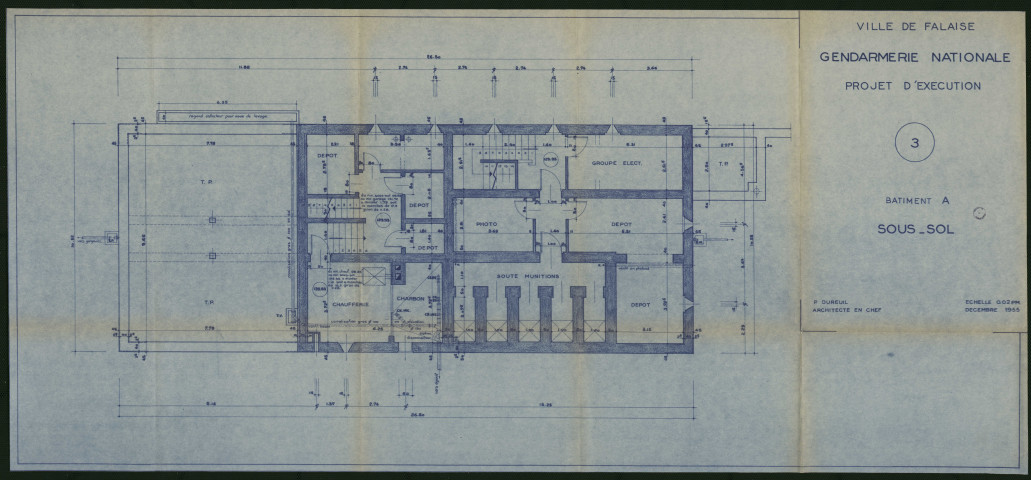 Projet d'exécution, plan de destruction, avant-projet n°1 et 2