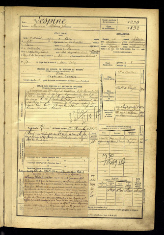 Lespine, Maurice Alphonse Jules