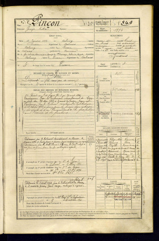 Pinçon, Georges Aristide