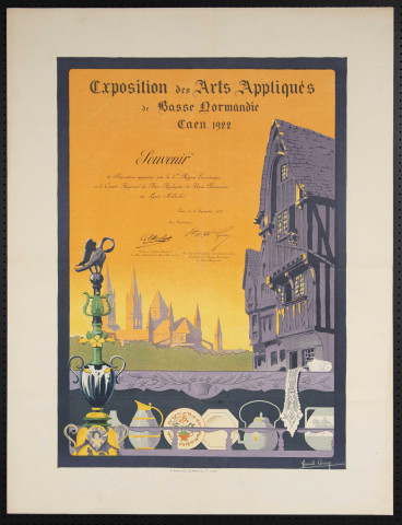 Affiches de foire agricole et exposition d'arts appliqués 1922 (documents n°2 à 4)