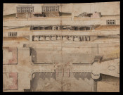 Plans à plat du pont et dessins des structures à construire