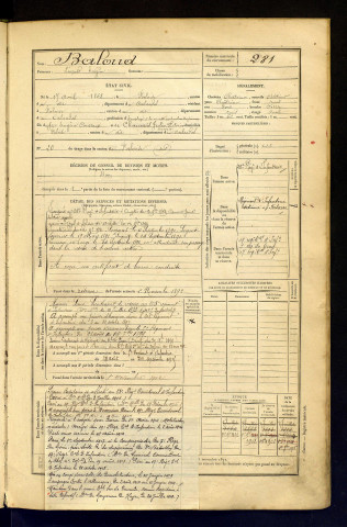 Baloud, Léopold Eugène