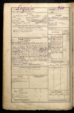 Legrain, Maurice Gustave Victor