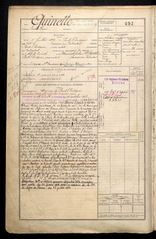 Quinette, Emile Henri