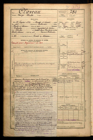 Claveau, Georges Charles