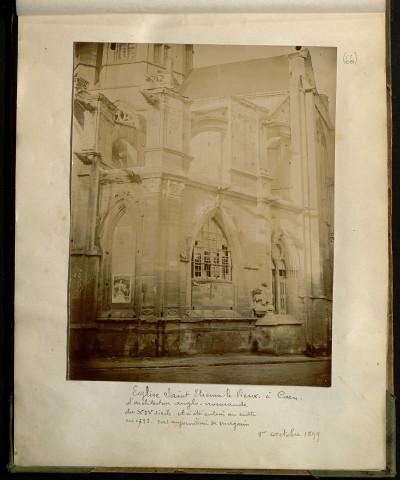 Caen : l'église Saint-Pierre, l'église Saint-Etienne-le-Vieux, le port (photos n°65 à 67)