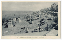 Saint-Aubin-sur-Mer : la plage (bains de mer)