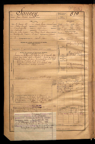 Saucey, Jean-Baptiste Ernest